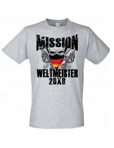 Mission Weltmeister Russland Fussball 2018 T-Shirt WM Shirts 18,90 €