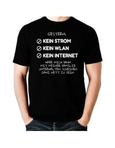 Stromausfall kein wlan T-Shirt Hoodie Party, Fun & Urlaub 18,90 €