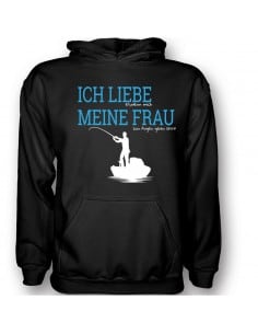 Ich liebe meine Frau Angeln lässt T-Shirt Hoodie Sport & Freizeit 18,90 € 2