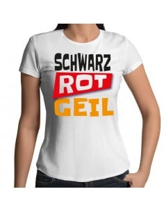 Schwarz Rot Geil Fanshirt Deutschland T-Shirt WM Shirts 18,90 €