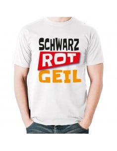 Schwarz Rot Geil Fanshirt Deutschland T-Shirt WM Shirts 18,90 € 2