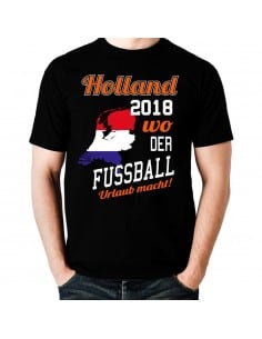 Holland 2018 wo der Fussball Urlaub macht T-Shirt Sport & Freizeit 18,90 €