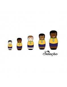 Brasilien Fanshirt Matrjoschkas Worldcup T-Shirt WM Shirts 18,90 €