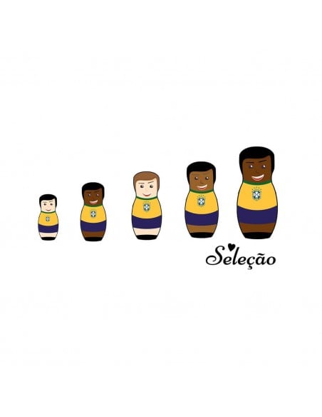 Brasilien Fanshirt Matrjoschkas Worldcup T-Shirt WM Shirts 18,90 €
