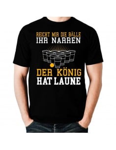 Beer Pong / BIER BONG König hat Laune FEIERN T-Shirt Hoodie Party, Fun & Urlaub 18,90 €