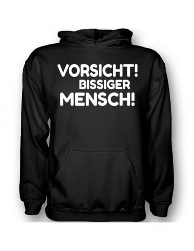 Vorsicht bissiger Mensch T-Shirt Hoodie Party, Fun & Urlaub 18,90 €