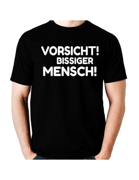 Vorsicht bissiger Mensch T-Shirt Hoodie Party, Fun & Urlaub 18,90 €