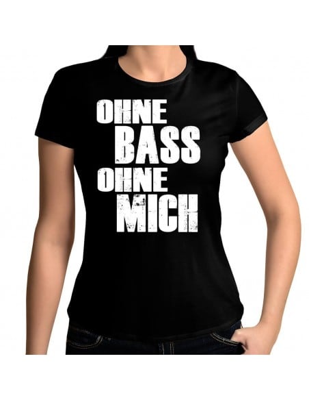 Ohne Bass ohne mich T-Shirt Hoodie Sport & Freizeit 18,90 €