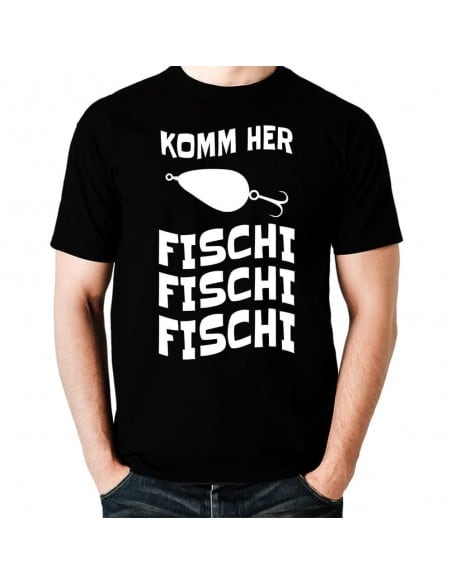 Komm her Fischi Angeln T-Shirt Hoodie Sport & Freizeit 18,90 €
