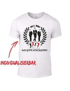 All in - das letzte Spiel beginnt T-Shirt JGA 14,90 €