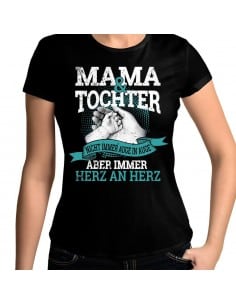 Mama und Tochter Herz an Herz T-Shirt Hoodie Baby & Familie  30,90 €