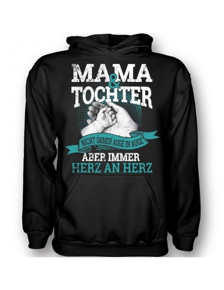 Mama und Tochter Herz an Herz T-Shirt Hoodie Baby & Familie  30,90 €
