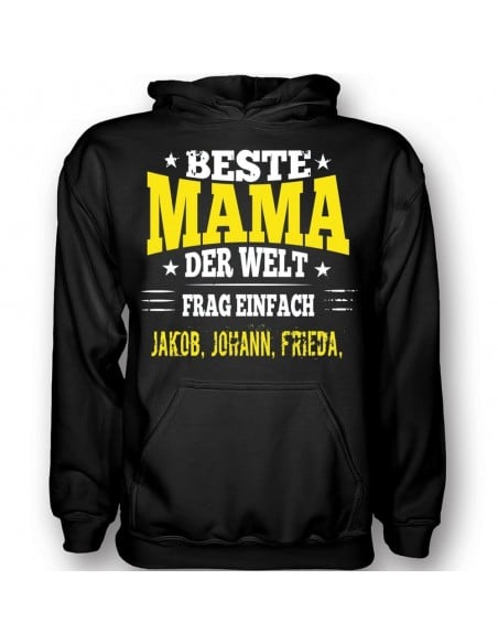 Beste Mama Frag einfach....T-Shirt Hoodie Baby & Familie  18,90 €