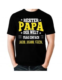 Bester Papa der Welt -Frag einfach T-Shirt Hoodie Baby & Familie  18,90 € 2