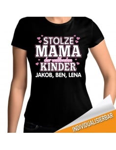 Stolze Mama der weltbesten Kinder... T-Shirt Hoodie Baby & Familie  18,90 €