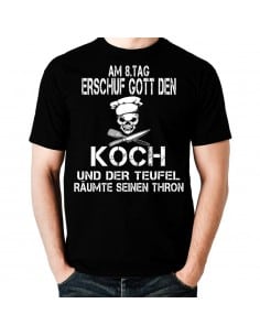 Am 8. Tag erschuf Gott den Koch T-Shirt Hoodie Schule, Studium & Beruf 18,90 € 2