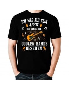 Ich mag alt sein - aber coole Bands erlebt T-Shirt Hoodie Party, Fun & Urlaub 18,90 €