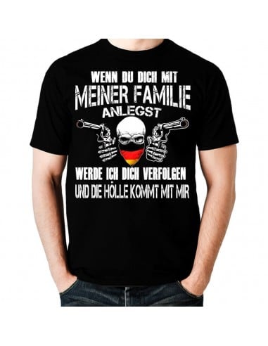 Wenn du dich mit meiner Familie anlegst...Hölle T-Shirt Hoodie Politik 18,90 €