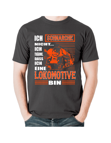Lokomotive Schnarchen Zug T-Shirt Sport & Freizeit 18,90 €