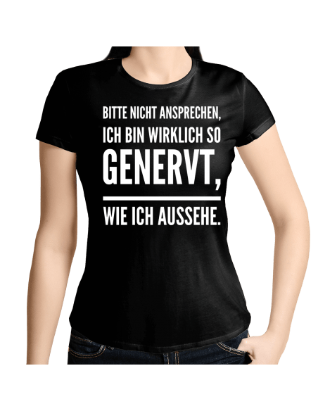 Bitte nicht ansprechen genervt T-Shirt Hoodie Party, Fun & Urlaub 18,90 €