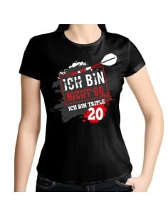 Ich bin nicht 60 - ich bin triple 20 Dart T-Shirt Hoodie Geburtstag 18,90 €