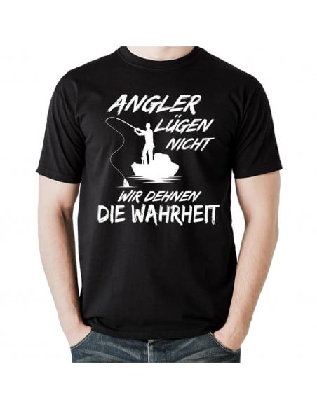 Angler lügen nicht - dehnen Wahrheit T-Shirt Hoodie Sport & Freizeit 18,90 €