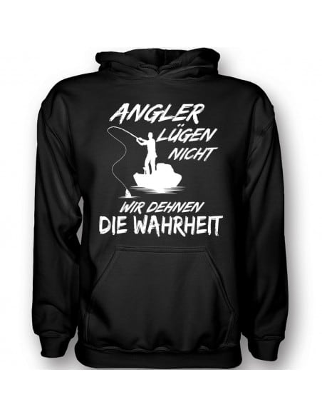 Angler lügen nicht - dehnen Wahrheit T-Shirt Hoodie Sport & Freizeit 18,90 €