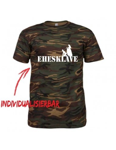 Ehesklave camouflage T-Shirt JGA 21,00 €