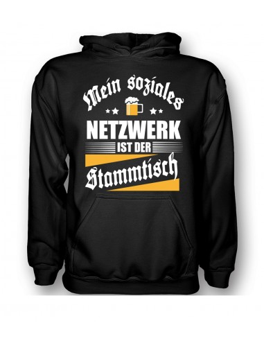 Mein soziales Netzwerk ist der Stammtisch. T-Shirt, Hoodie