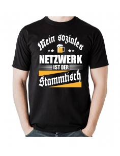 Mein soziales Netzwerk ist der Stammtisch. T-Shirt, Hoodie