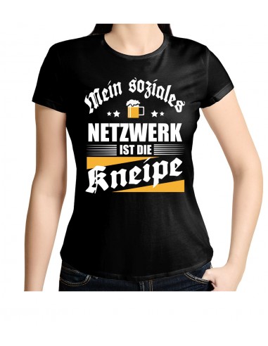 Mein soziales Netzwerk ist die Kneipe. T-Shirt, Hoodie