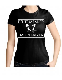 Echte Männer haben Katzen!  T-Shirt, Hoodie 2