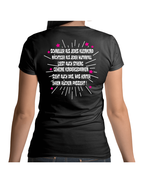 Supermama T-Shirt Rückenmotiv
