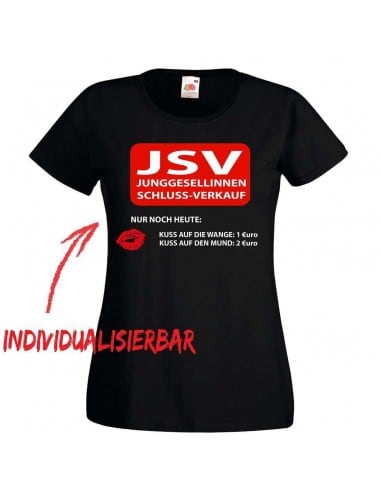 Junggesellinnen Schlussverkauf JSV JGA T-shirt JGA 16,50 €