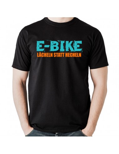 E-BIKE, lächeln statt hecheln T-Shirt, Hoodie