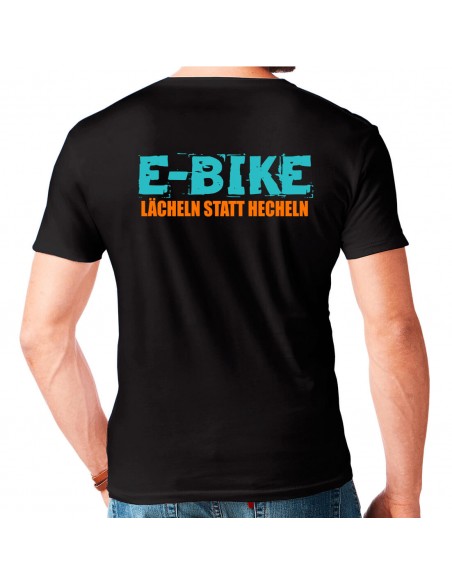 E-BIKE, lächeln statt hecheln T-Shirt, Hoodie