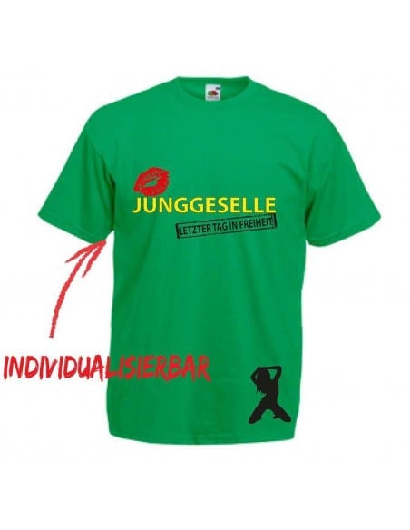 Junggeselle - letzter Tag in Freiheit JGA T-Shirt JGA 16,50 €