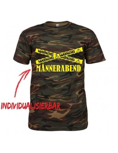 Warning Männerabend JGA T-Shirt JGA 17,90 €