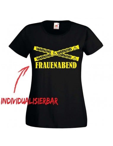 Warning Frauenabend JGA T-Shirt JGA 16,50 €