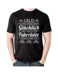 Geld alleine macht nicht glücklich Fahrräder - Limitierte Edition T-Shirt Hoodie Sport & Freizeit 18,90 €