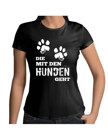 Die mit den Hunden geht T-Shirt Hoodie Sport & Freizeit 18,90 €