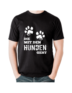 Die mit den Hunden geht T-Shirt Hoodie Sport & Freizeit 18,90 € 2