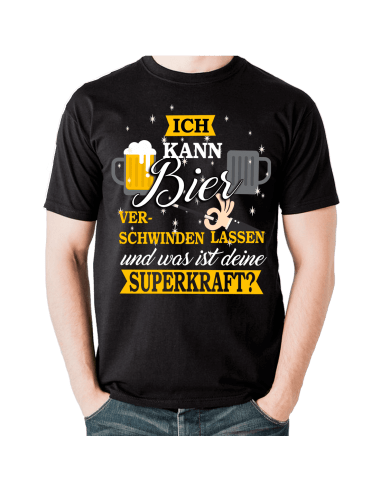 Ich kann Bier verschwinden lassen - was ist deine Superkraft T-Shirt Hoodie Party, Fun & Urlaub 18,90 €