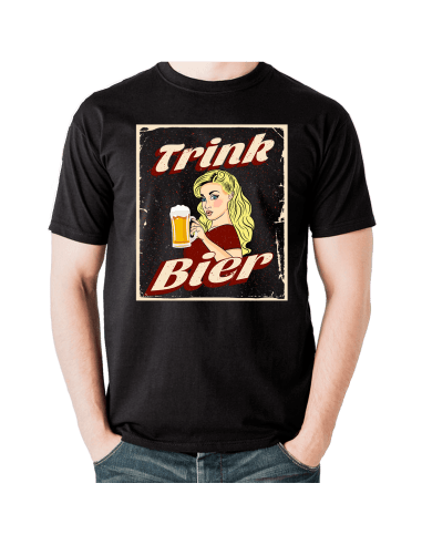 Trink Bier Retro T-Shirt Hoodie Party, Fun & Urlaub 18,90 €