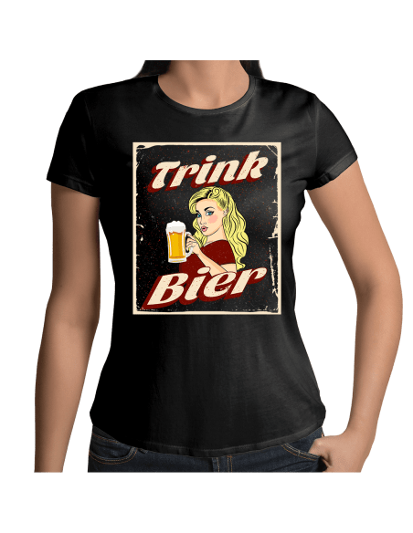 Trink Bier Retro T-Shirt Hoodie Party, Fun & Urlaub 18,90 €