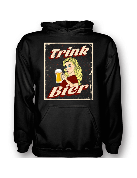 Trink Bier Retro T-Shirt Hoodie Party, Fun & Urlaub 18,90 €