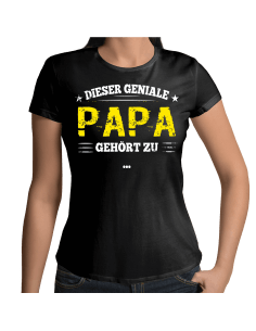Dieser geniale Papa gehört zu... T-Shirt Hoodie Baby & Familie  18,90 € 2