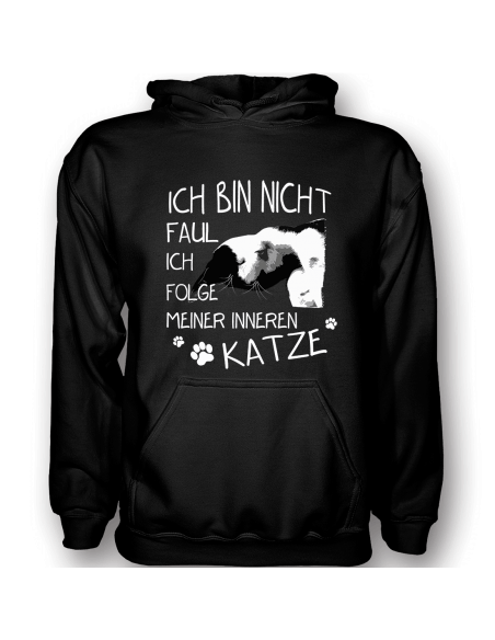 ich bin nicht faul ich folge nur meiner inneren Katze T-Shirt Hoodie Sport & Freizeit 18,90 €
