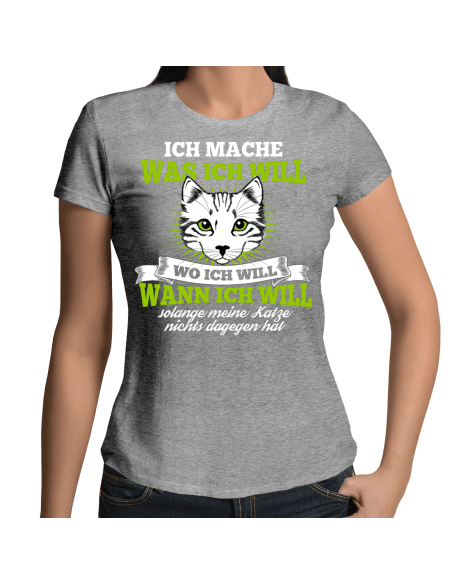 SOLANGE MEINE KATZE NICHTS DAGEGEN HAT T-Shirt Hoodie Sport & Freizeit 18,90 €