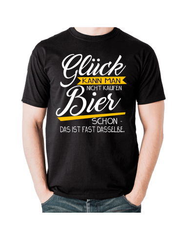 Glück kann man nicht Kaufen - Bier Schon T-Shirt Hoodie Party, Fun & Urlaub 18,90 €